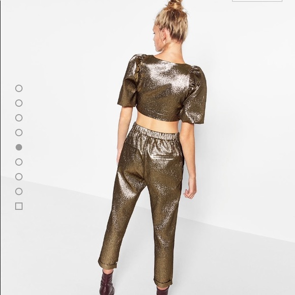 Top and pants golden set 😍 - Picture 3 of 5